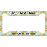 Happy New Year License Plate Frame - Style A (Personalized)