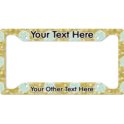Happy New Year License Plate Frame (Personalized)