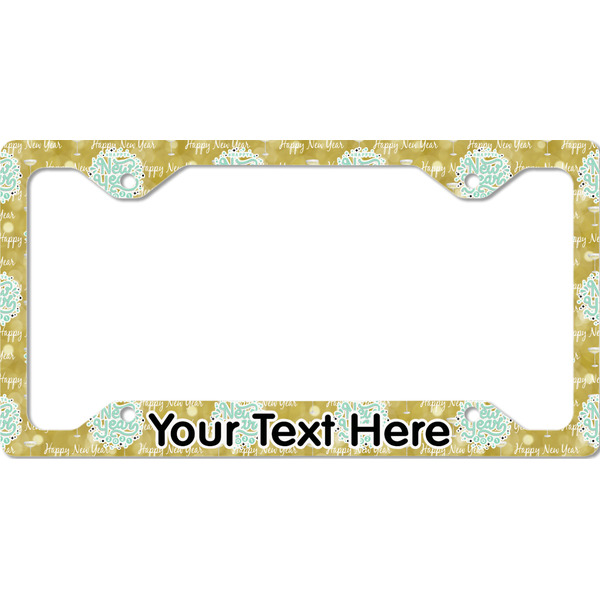 Happy New Year License Plate Frame - Style C