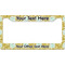 Happy New Year License Plate Frame Wide