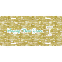 Happy New Year Front License Plate (Personalized)
