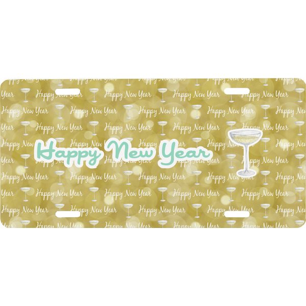 Custom Happy New Year Front License Plate (Personalized)