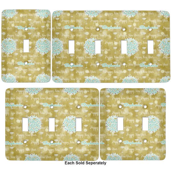 Happy New Year Light Switch Covers all sizes