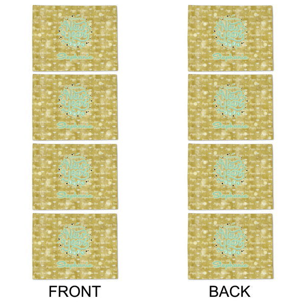 Happy New Year Linen Placemat - APPROVAL Set of 4 (double sided)
