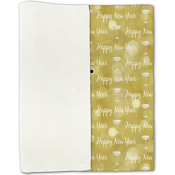 Happy New Year Linen Placemat - Folded Half