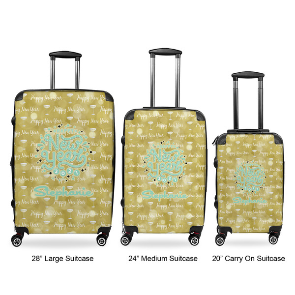 Happy New Year Luggage Bags all sizes - With Handle