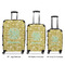 Happy New Year Luggage Bags all sizes - With Handle