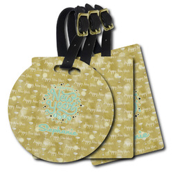 Happy New Year Plastic Luggage Tag (Personalized)