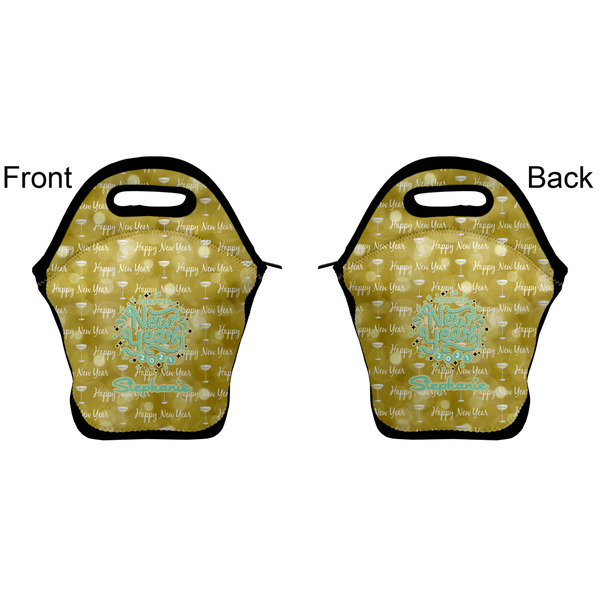 Happy New Year Lunch Bag - Front and Back