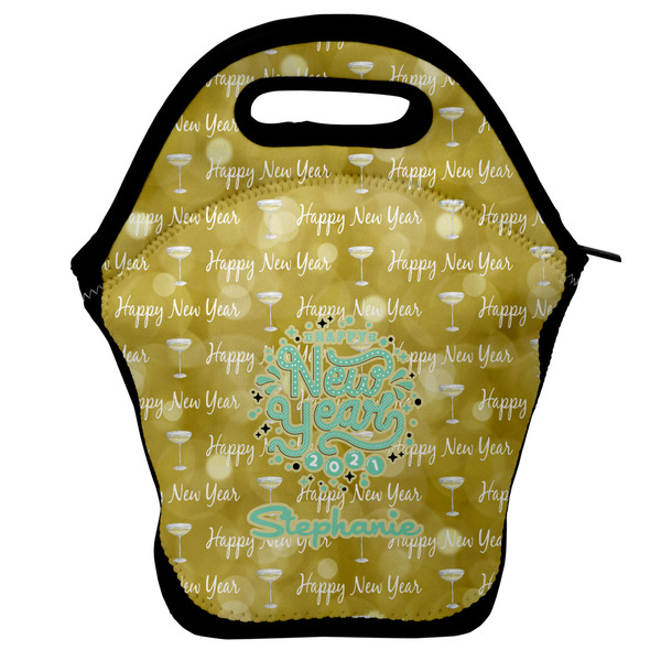 Custom Happy New Year Lunch Bag w/ Name or Text