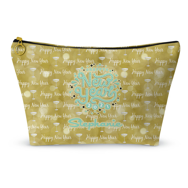 Custom Happy New Year Makeup Bag - Large - 12.5"x7" w/ Name or Text