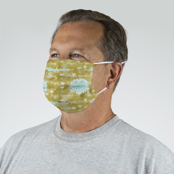 Happy New Year Mask - Quarter View on Guy