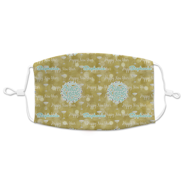 Custom Happy New Year Adult Cloth Face Mask - XLarge (Personalized)