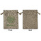 Happy New Year Medium Burlap Gift Bag - Front Approval