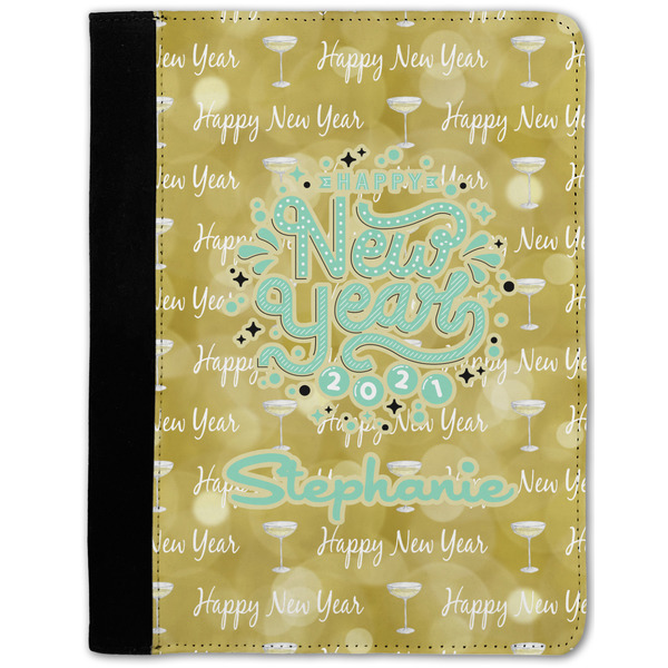 Custom Happy New Year Notebook Padfolio w/ Name or Text