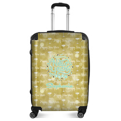 Happy New Year Suitcase - 24" Medium - Checked (Personalized)