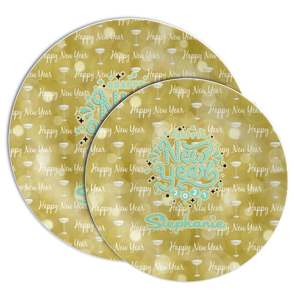 Happy New Year Melamine Plates - PARENT/MAIN