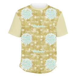 Happy New Year Men's Crew T-Shirt - 2X Large (Personalized)