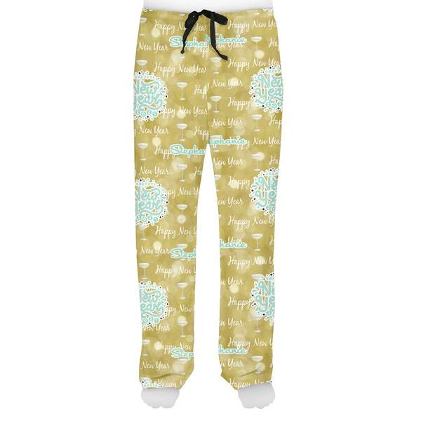 Happy New Year Men's Pjs Front - on model