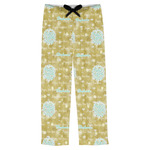 Happy New Year Mens Pajama Pants - L (Personalized)