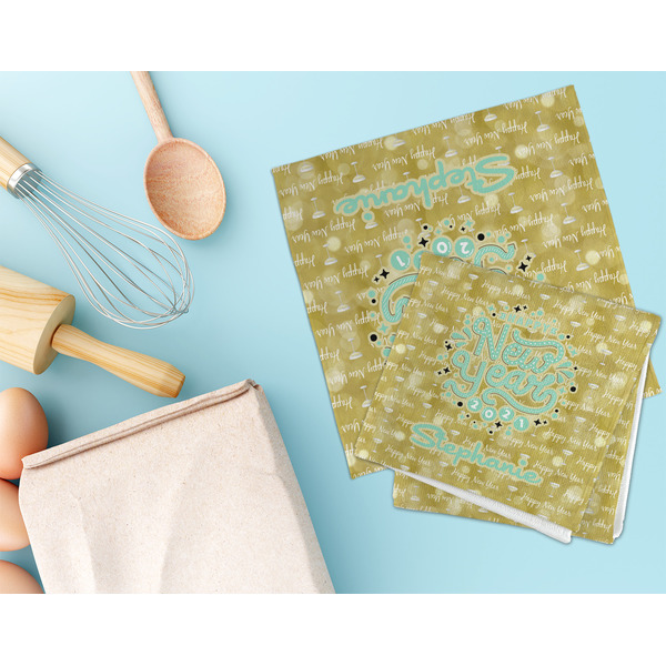 Happy New Year Microfiber Dish Rag - LIFESTYLE