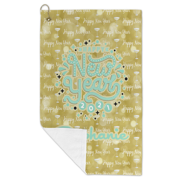 Happy New Year Microfiber Golf Towels - FOLD