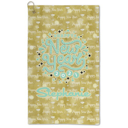 Happy New Year Microfiber Golf Towel (Personalized)