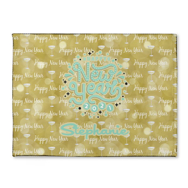 Custom Happy New Year Microfiber Screen Cleaner w/ Name or Text