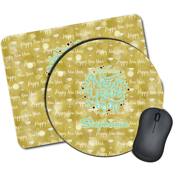 Custom Happy New Year Mouse Pad (Personalized)
