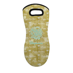 Happy New Year Neoprene Oven Mitt w/ Name or Text
