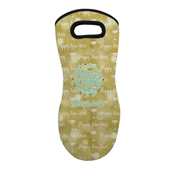 Custom Happy New Year Neoprene Oven Mitt w/ Name or Text