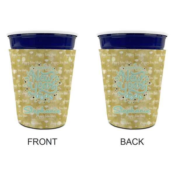 Happy New Year Party Cup Sleeves - without bottom - Approval