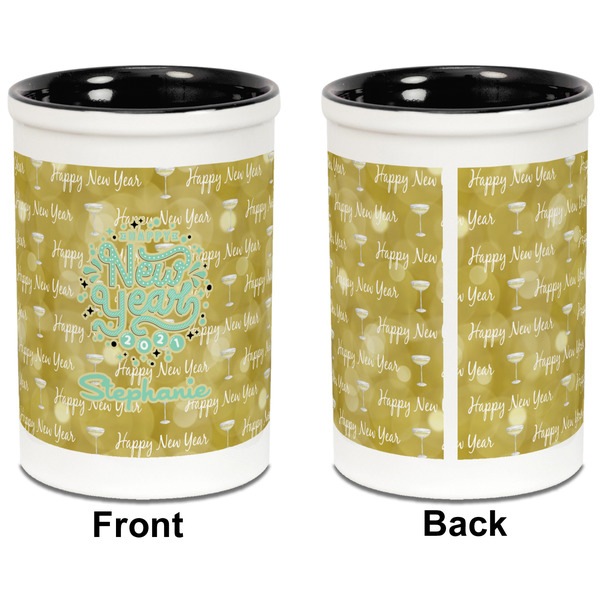 Happy New Year Pencil Holder - Black - approval