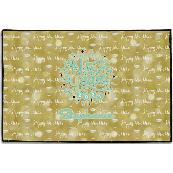 Happy New Year Personalized Door Mat - 36x24 (APPROVAL)