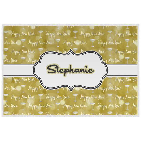 Happy New Year Personalized Placemat (Back)