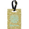 Happy New Year Plastic Luggage Tag - Rectangular w/ Name or Text