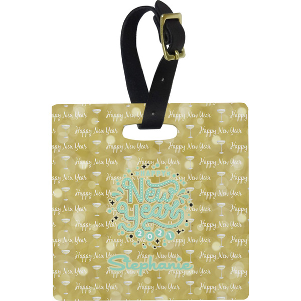 Happy New Year Personalized Square Luggage Tag
