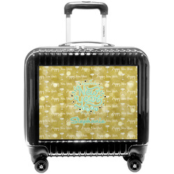 Happy New Year Pilot / Flight Suitcase w/ Name or Text