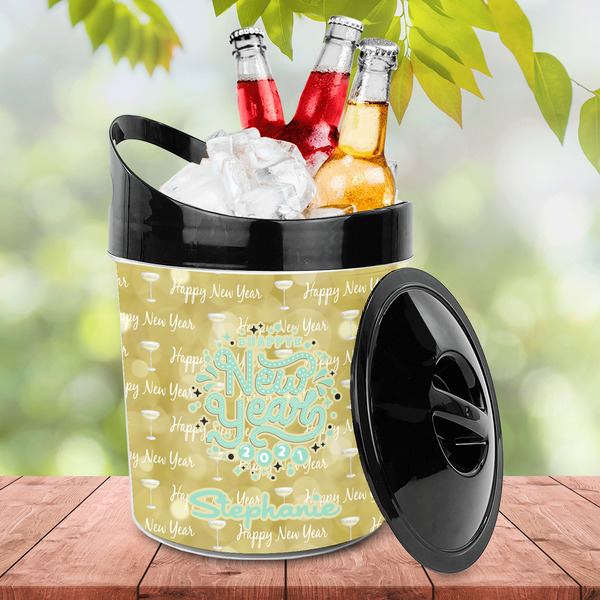 Happy New Year Plastic Ice Bucket - LIFESTYLE
