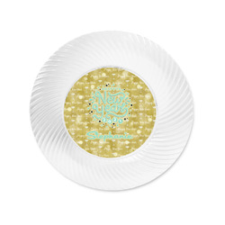 Happy New Year Plastic Party Appetizer & Dessert Plates - 6" (Personalized)