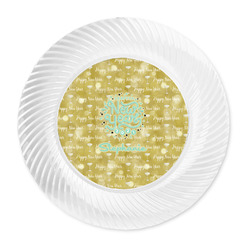 Happy New Year Plastic Party Dinner Plates - 10" (Personalized)