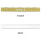 Happy New Year Plastic Ruler - 12" - APPROVAL