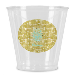 Happy New Year Plastic Shot Glass (Personalized)
