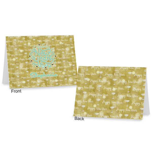 Happy New Year Postcard - Front and Back