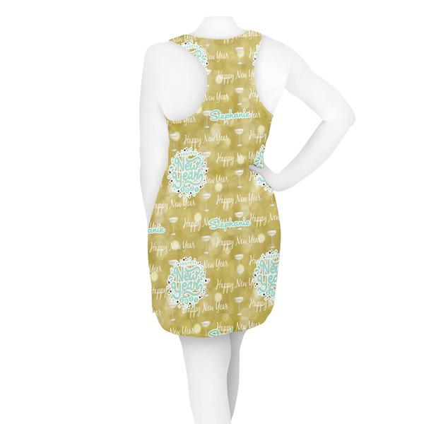 Happy New Year Racerback Dress - On Model - Back