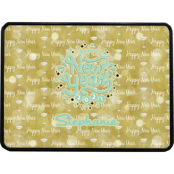 Happy New Year Rectangular Car Hitch Cover w/ FRP Insert