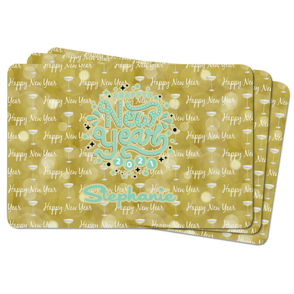 Happy New Year Rectangular Fridge Magnet - THREE