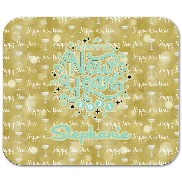 Happy New Year Rectangular Mouse Pad - APPROVAL