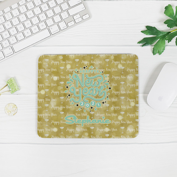 Happy New Year Rectangular Mouse Pad - LIFESTYLE 2