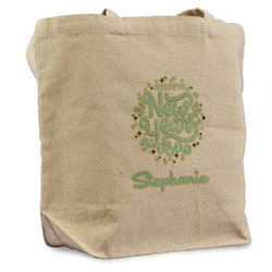 Happy New Year Reusable Cotton Grocery Bag (Personalized)